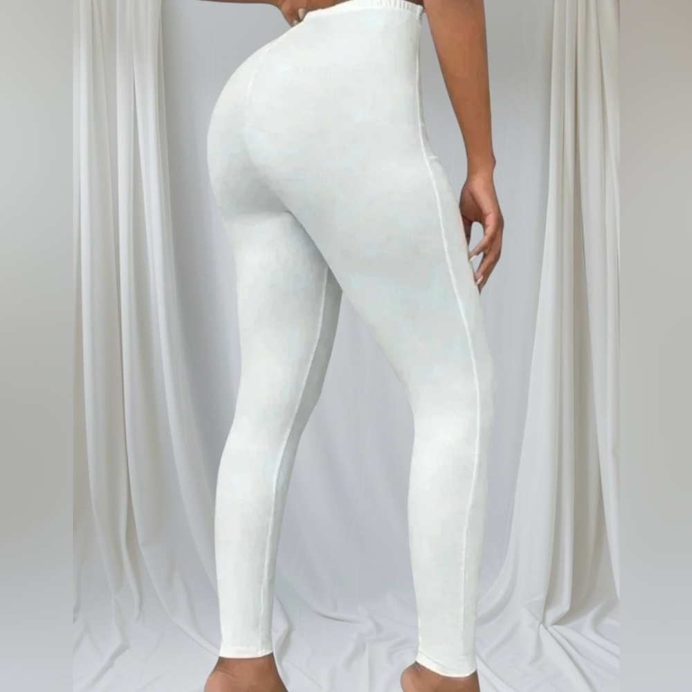 $6 Add-On | White Leggings